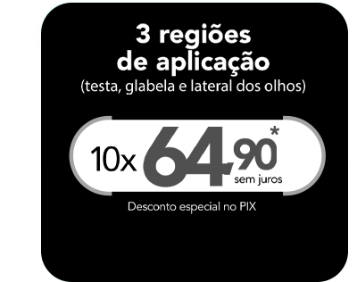 3 regiões de aplicação.